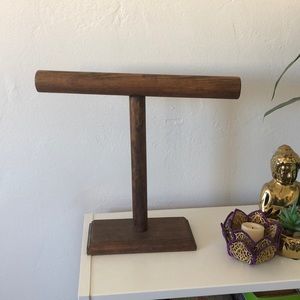 Wooden LF Jewelry Stand